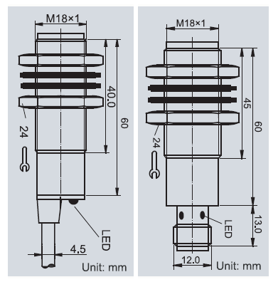 BEAM BREAK Sensor "THROUGH BEAM" > 30' or 9.14 meter